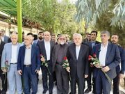 گلزار شهدای خرم‌آباد با حضور وزیر میراث‌فرهنگی غبارروبی شد