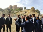 بازدید وزیر میراث فرهنگی از طرح گردشگری پیرامون قلعه فلک‌الافلاک خرم‌آباد