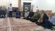 دیدار نایب‌رئیس مجلس با خانواده شهدای جنگ رمضان در لامرد