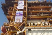 بارگیری سکوی ۲۵۰۰ تنی میدان رشادت در بوشهر آغاز شد