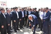 آغاز عملیات اجرایی نیروگاه خورشیدی ۹۵ مگاواتی فیروزآباد با حضور وزیر کار