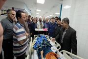 عیادت معاون استاندار هرمزگان از مجروحان تجاوز ارتش امریکا به کوهستک