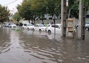 بارندگی شدید باعث آبگرفتگی معابر عمومی شهرهای مازندران شد