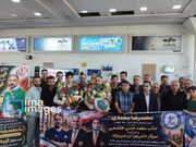 کاراته‌کاهای قهرمان آسیا با استقبال مردم به شیراز بازگشتند