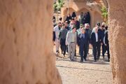 بازدید وزیر میراث فرهنگی از پاده آرادان؛ روستای چندصدساله همجوار جاده ابریشم