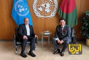 دیدار عراقچی با رئیس مجمع عمومی سازمان ملل متحد+فیلم