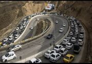 ترافیک نیمه‌سنگین در چالوس، هراز و آزادراه قزوین ـ تهران