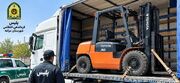 کشف یک دستگاه لیفتراک میلیاردی قاچاق در مراغه