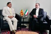 وزیران خارجه ایران و سریلانکا دیدار کردند