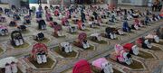 توزیع هزار بسته تحصیلی میان فرزندان زندانیان کهنوج استان کرمان