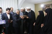 رئیس سازمان قضایی نیروهای مسلح با خانواده شهید جلیلیان رستمی در کرمانشاه دیدار کرد