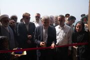 وزیر میراث فرهنگی اقامتگاه سنتی" قلعه نصوری" در کنگان را افتتاح کرد