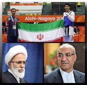 امام جمعه و استاندار کرمانشاه قهرمانی آرین سلیمی در مسابقات آسیایی ناگویا را تبریک گفتند