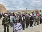 جان‌فدایان مرزدار سرپل‌ذهاب برای دفاع از ایران به میدان آمدند
