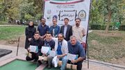 قطار لیگ مینی گلف تهران به مقصد رسید