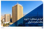گزارش عملکرد ۱۰۰ روزه؛ بانک صادرات ایران در مسیر سودآوری پایدار