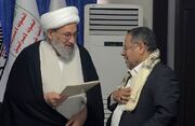 تقدیم پیام رهبر انصارالله یمن به دبیرکل جمعیت دفاع از ملت فلسطین