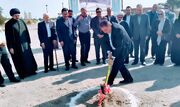 کلنگ احداث فرهنگ‌سرای گلپایگان بر زمین زده شد