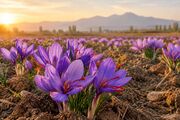 مشق پاییزه طلای سرخ بر کویر مرکزی