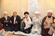 حضور استاندار گلستان و آیت‌الله نورمفیدی در چادر عزای روحانی ترکمن