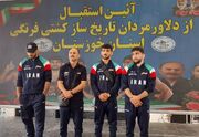 مدال‌آوران خوزستانی کشتی فرنگی با استقبال پرشور مردم وارد اهواز شدند