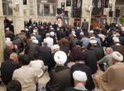 آیین چهلمین روز ارتحال آیت‌الله شبیری زنجانی در قم برگزار شد