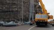 جاده هراز با تورسنگ ایمن می‌شود