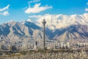 رگبار و وزش باد شدید در تهران