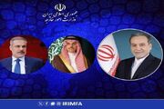 گفت‌وگوی تلفنی عراقچی با وزرای خارجه ترکیه و عربستان