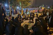 برپایی سفره صلوات موکب دانشگاه آزاد اسلامی یاسوج در پنجمین شب محرم