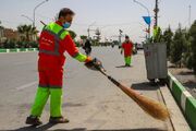 اعزام تجهیزات و نیروهای شهرداری اهواز برای خدمت رسانی در مراسم تشییع رهبر شهید