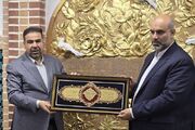 دیدار رئیس ستاد اربعین شهرداری تهران با جمعی از مسئولین عتبه حسینی (ع)