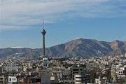 وزش باد شدید در برخی نقاط تهران