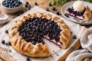 آموزش شیرینی پزی / طرز تهیه گلت تابستانی با بلوبری و پنیر خامه‌ای