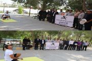 رکوردشکنی ورزشی در دانشگاه آزاد بندرعباس به یاد شهدای دانش‌آموز مینابی