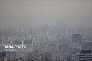 کیفیت هوای تهران در وضعیت قرمز