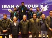 افتخارآفرینی کشتی آزاد کردستان در رقابت‌های قهرمانی کشور