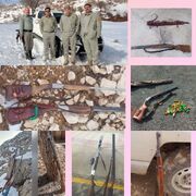 کشف و ضبط ۲۴ قبضه اسلحه شکاری در لرستان