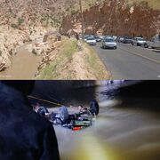 سقوط خودرو به رودخانه کشکان با ۲ فوتی/ ادامه تلاش‌ها برای یافتن پیکر یکی از جانباختگان