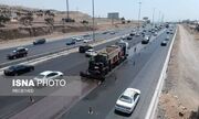 آغاز روکش آسفالت اتوبان تهران-کرج-قزوین