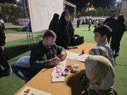 حضور هنرمندان کرمان در میدان به پاس ۱۰۰ شب حماسه مردمی