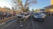 حادثه برای اتوبوس در بزرگراه اشرفی اصفهانی تهران؛ برخورد با ۱۲ خودرو و مصدومیت سه نفر