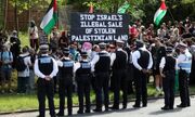 تظاهرات حامیان فلسطین در لندن علیه حراج اراضی فلسطینی