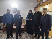 دیدار جمعی از جهادگران جهاددانشگاهی گیلان با خانواده شهید «محمدرضا حسین‌پور فرحبخش»