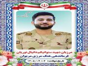 شهادت مرزبان هنگ مرزی مریوان در درگیری با اشرار مسلح