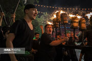 آیین سنتی "مشعل گردانی" شب تاسوعا - مشهد