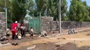 جاری شدن سیلاب در منطقه بورالان ماکو/امدادرسانی به ۱۱۰ خانوار