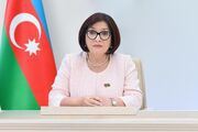 حضور رئیس مجلس جمهوری آذربایجان در مراسم تشییع رهبر شهید