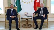 دیدار اردوغان و شهباز شریف در استانبول