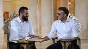 ماکرون همراه با الشرع به بازدید مسجد اموی دمشق رفت/ انفجار نزدیک اقامتگاه ماکرون